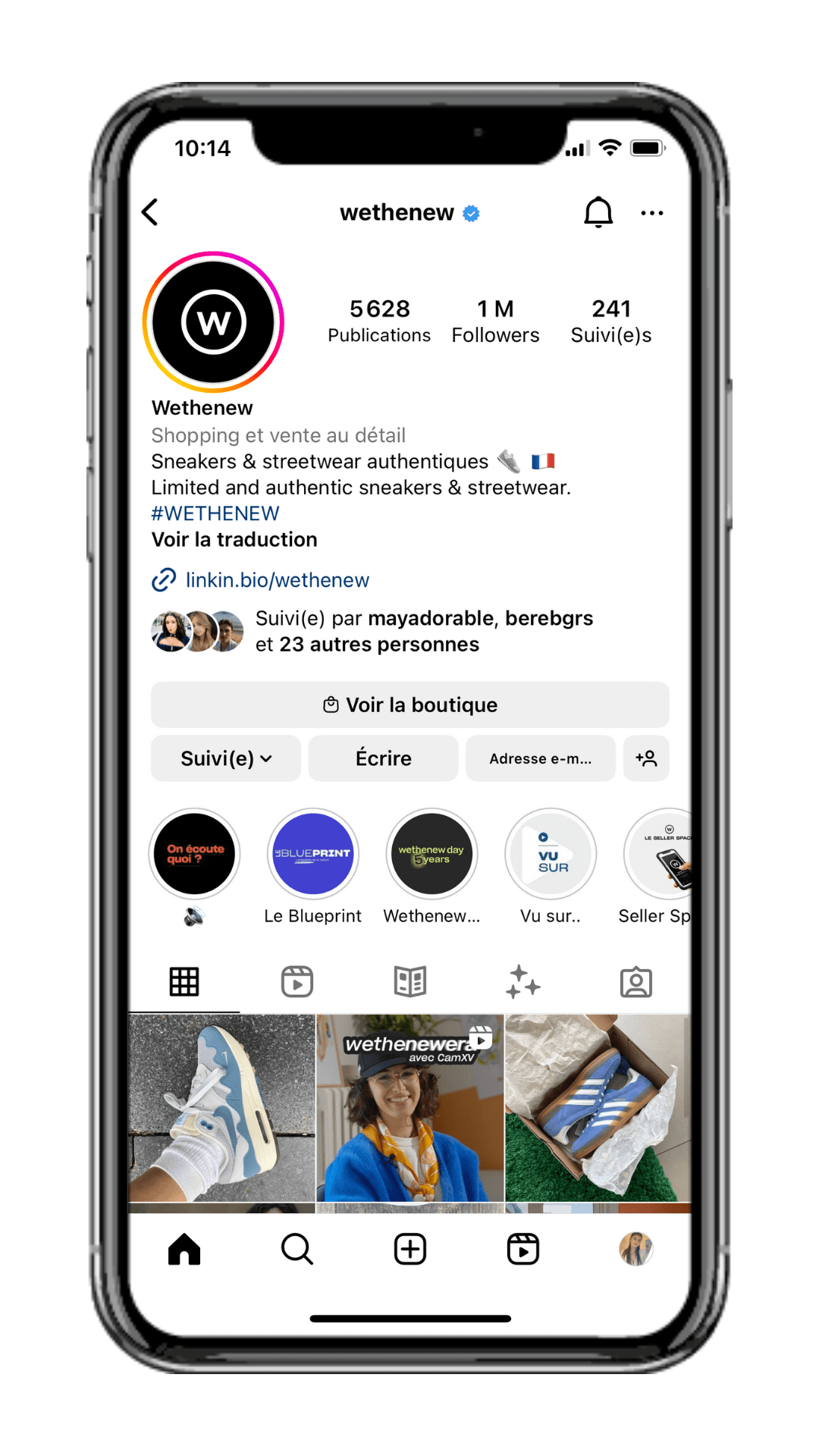 Etre visible en ligne : boutique instagram